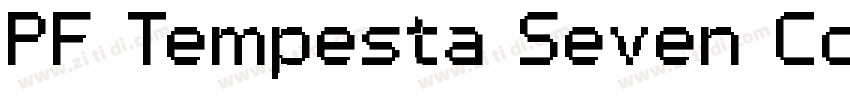 PF Tempesta Seven Co字体转换